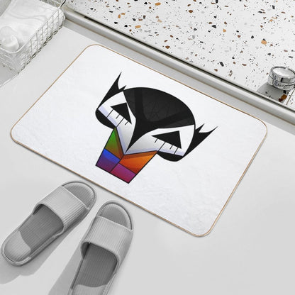 Goth Skull  Anti-Trip Bath Mat