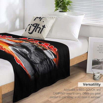 Vintage Style Indie Band Throw Blanket