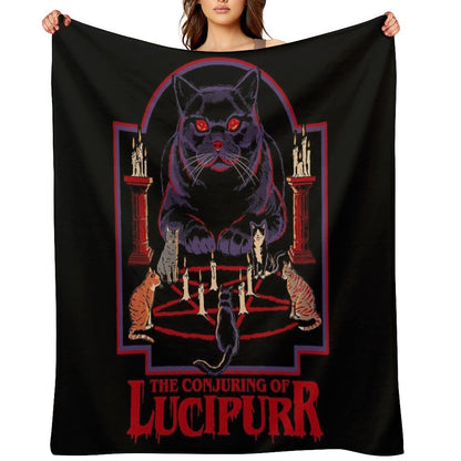Lucipurr Throw Blanket