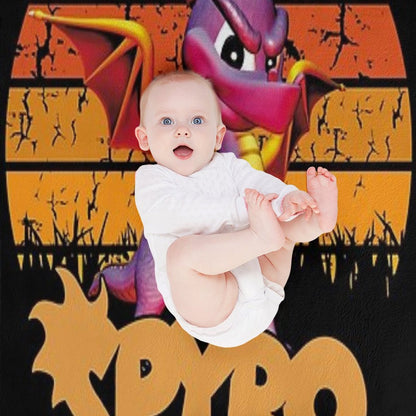 Dragon Animal Angry Fire Poster Throw Blanket