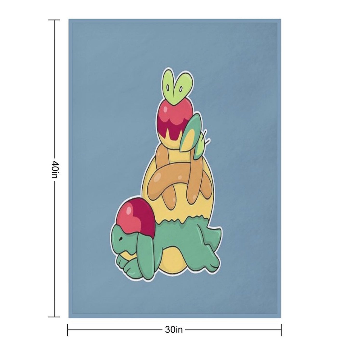 Appletun And Applin Throw Blanket