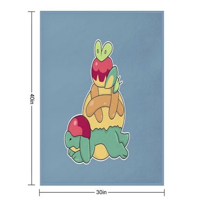 Appletun And Applin Throw Blanket