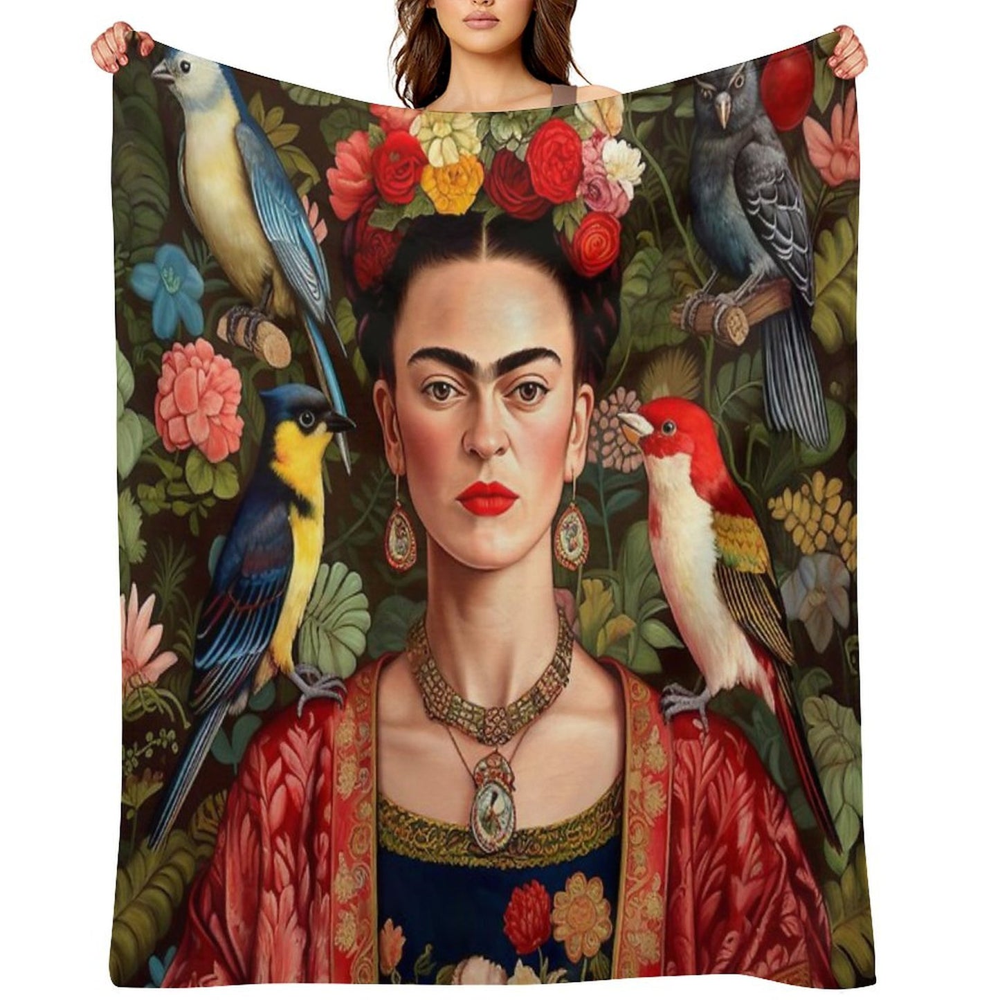 Frida Kahlo 7 Throw Blanket