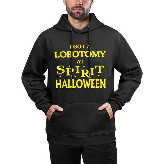 I Got A Lobotomy At Spirit Halloween Apparel Halloween Day Shrink-Resistant Hoodie