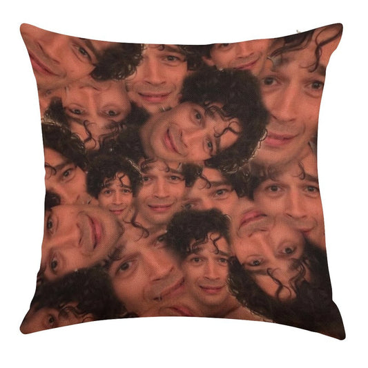 Matty Healy Linen Throw Pillow Cover