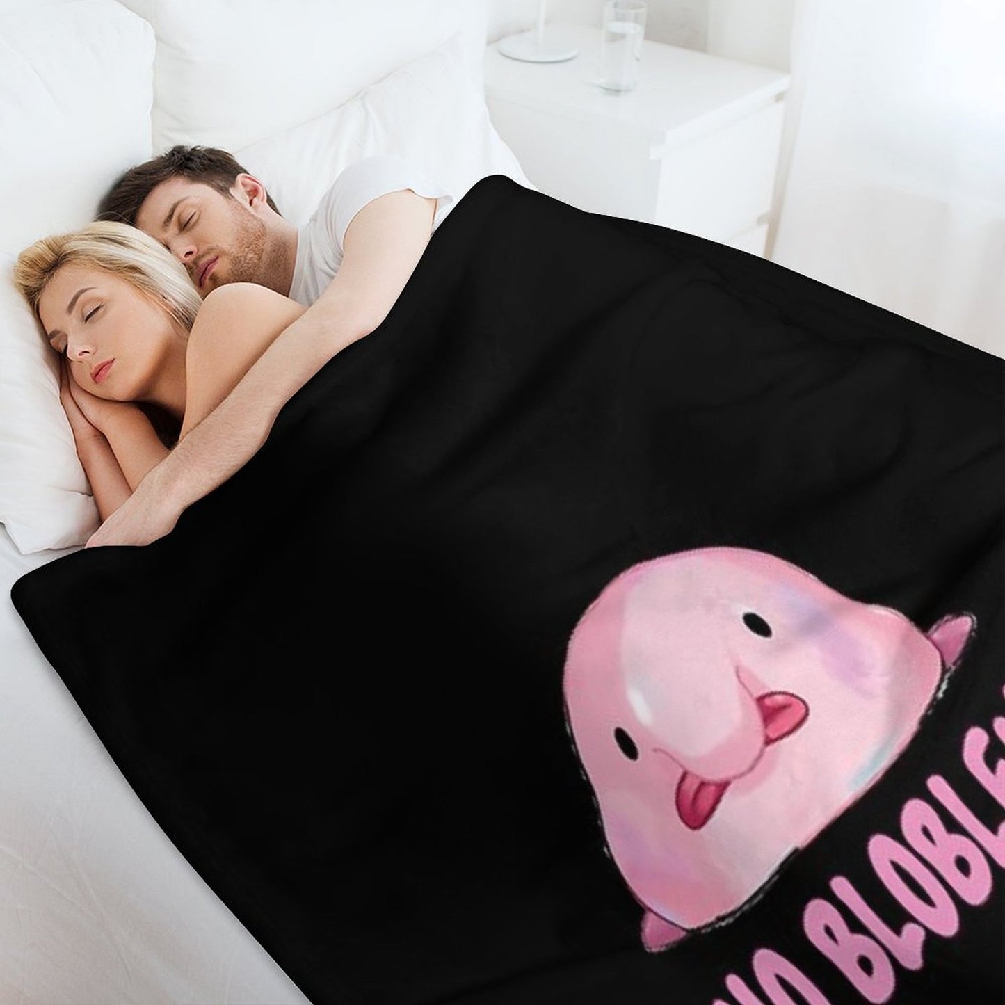 Blobfish Throw Blanket