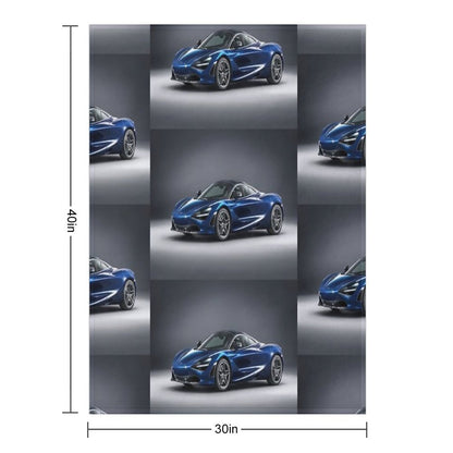 McLaren 720s Throw Blanket