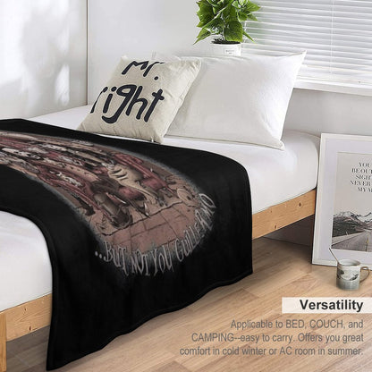Vampire Family Portrait Throw Blanket