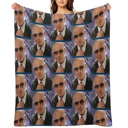 Mr Worldwide Throw Blanket