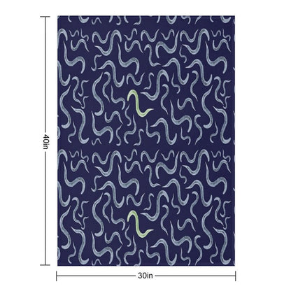 Caenorhabditis Elegans Model Organism Biology Pattern Throw Blanket