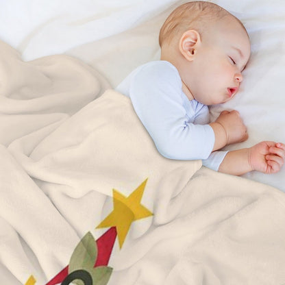 Pizza on Earth - Vegetarian Version Throw Blanket