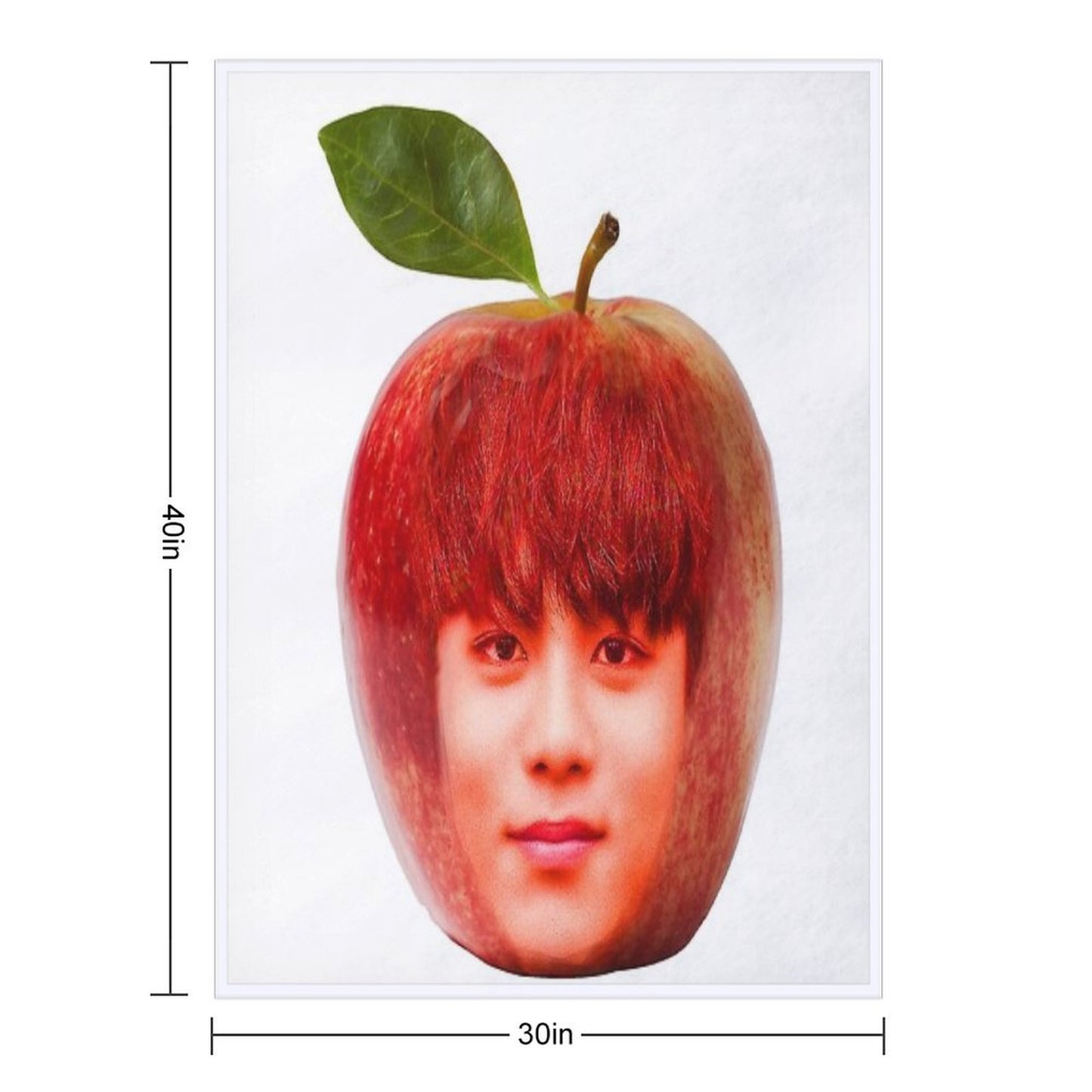 Jongho Apple Throw Blanket