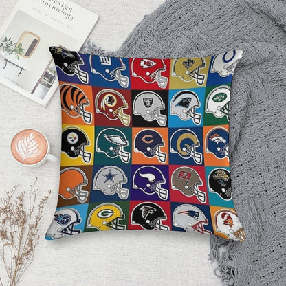 NFL USA Soft Short Plush Fabric Throw Pillow