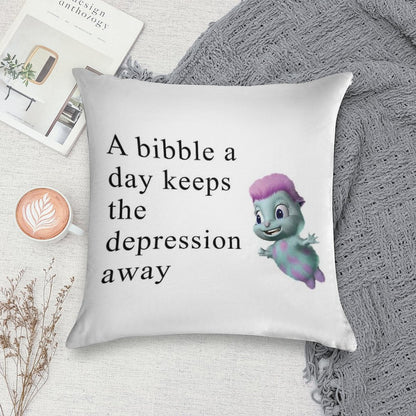 Bibble Meme Soft Reinforced Edging Throw Pillow