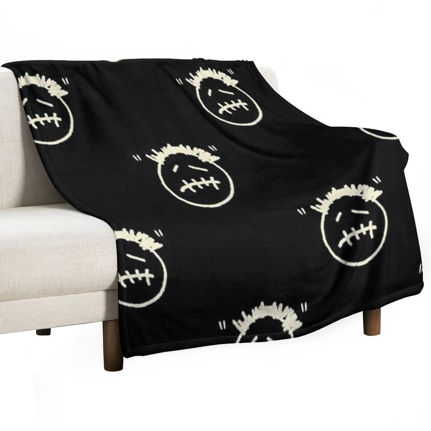 Cactus Jack Logo Throw Blanket