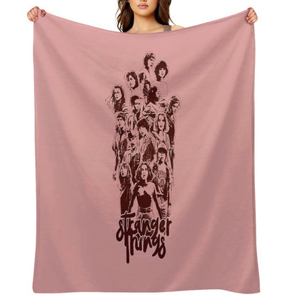 3 Times Stranger Throw Blanket