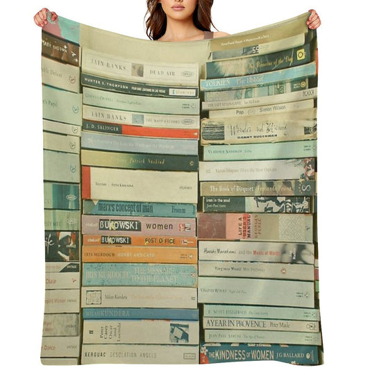 Bookworm Throw Blanket