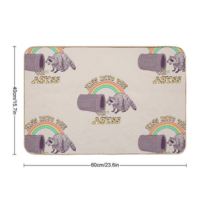 Hiss Into The Abyss  Easy To Clean Bath Mat