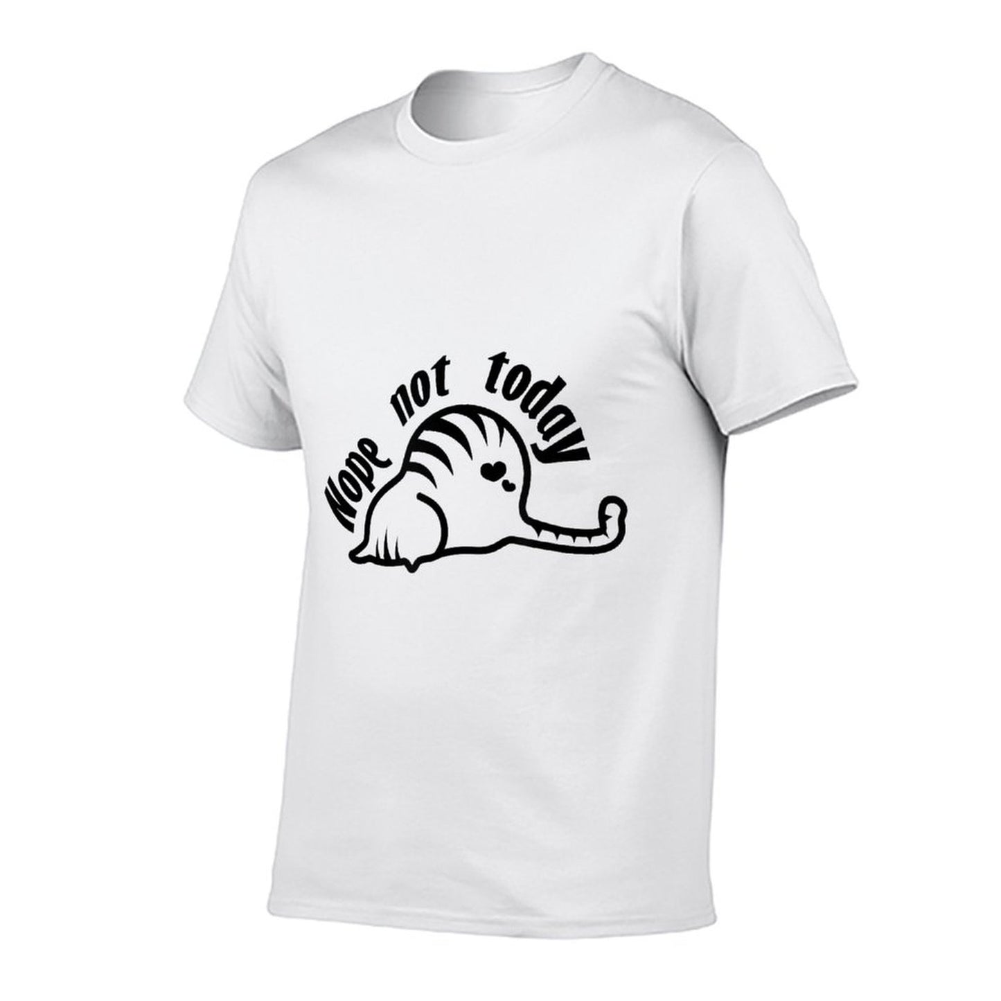 Nope Funny Cat Sarcastic Novelty Graphic Top Women  Affordable Price T-Shirt