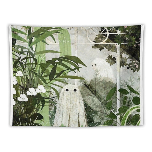 There's A Ghost in The Greenhouse Again Tapestry