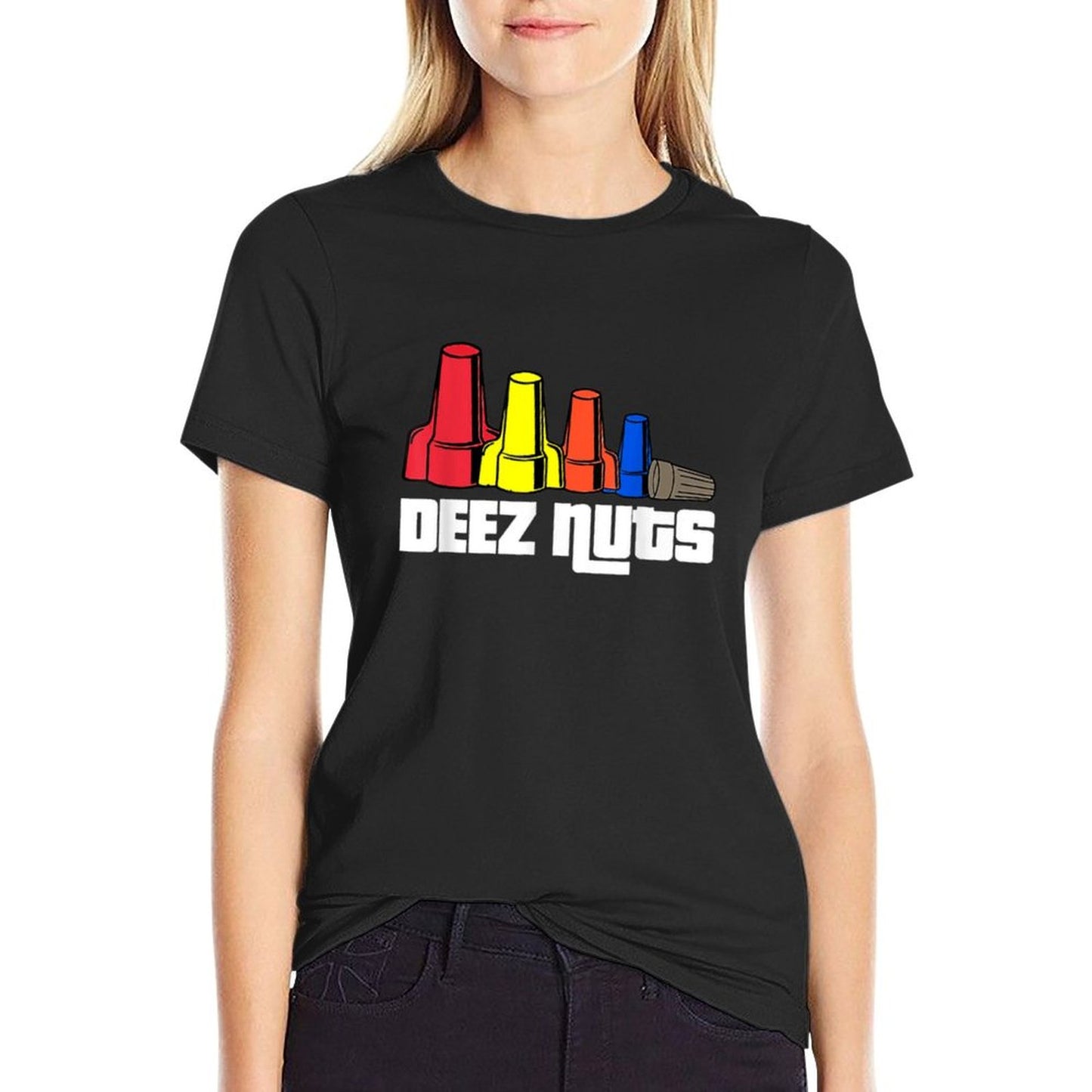 Deez Nuts Electrician Funny Shirt For Men & Women Gift T-Shirt