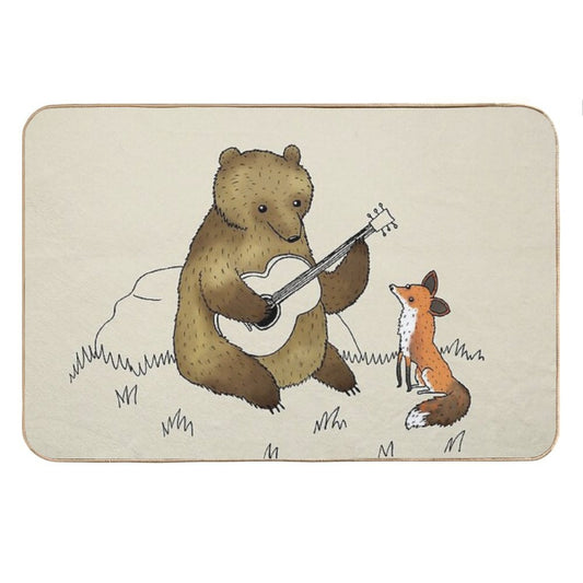 Bear & Fox Bath Mat