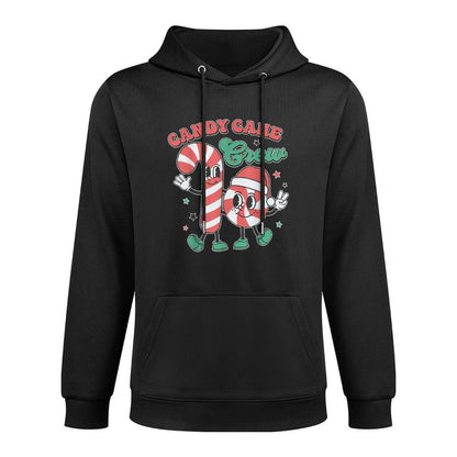 Candy Cane Crew - Funny Christmas Holiday Men Women Machine Washable Hoodie