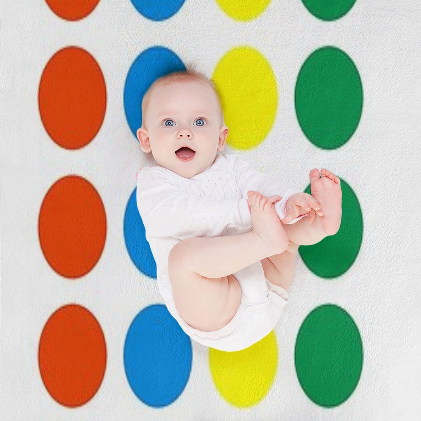 Naked Twister Throw Blanket