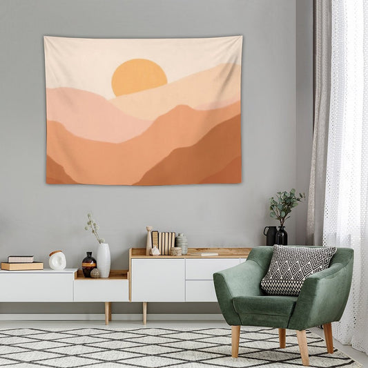 Warm Sunset Tapestry