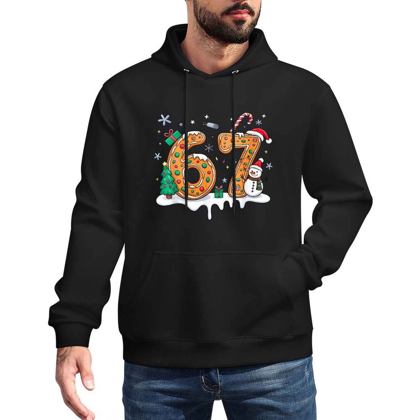Cookie Lovers Bakers Six Seven 67 Meme Funny Kids Costume Adjustable Hood Hoodie