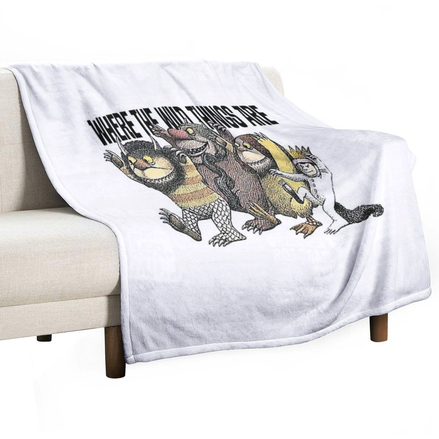 Where The Wild Things Are T-ShirtWHERE THE WILD THINGS ARE Throw Blanket