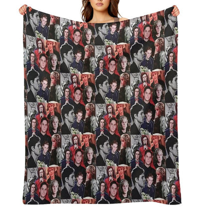 Evan Collage Throw Blanket