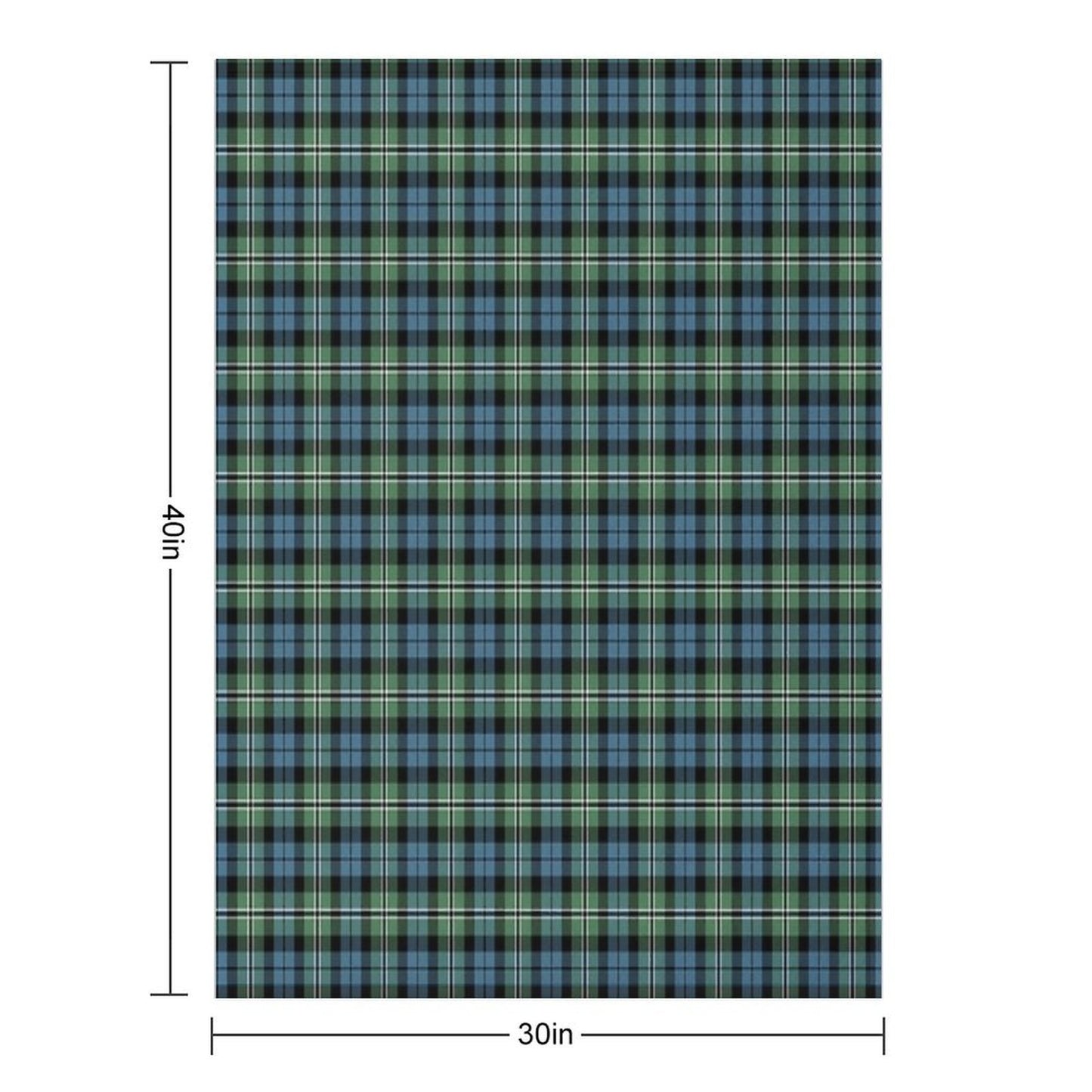 Clan Melville Tartan Throw Blanket