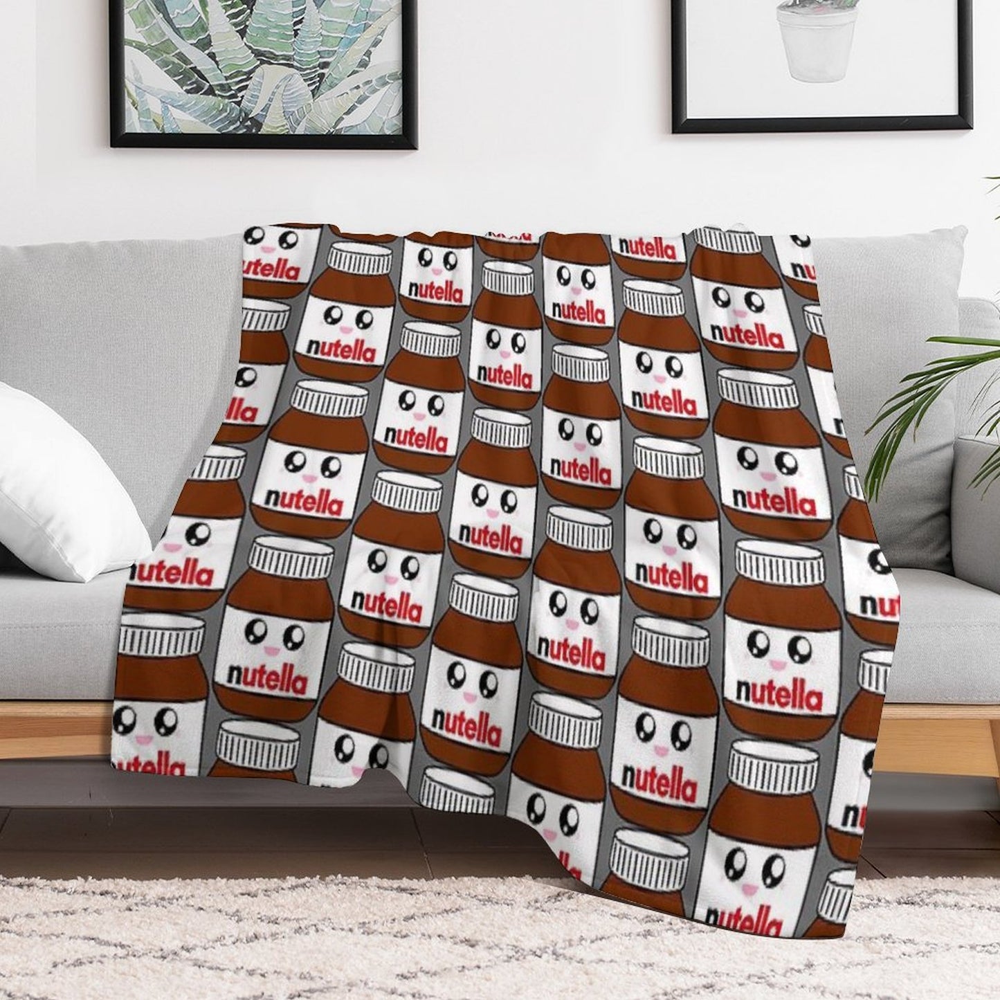 Nutella Throw Blanket