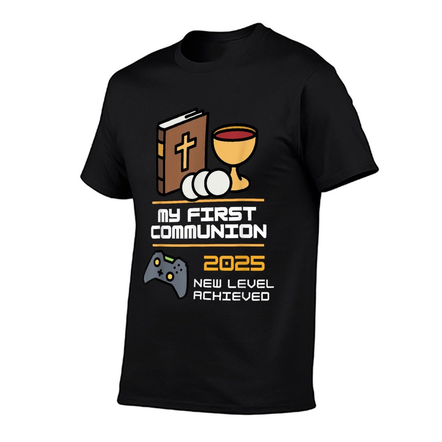 My 1st First Communion 2025 Boys Girls Controller Video Game T-Shirt