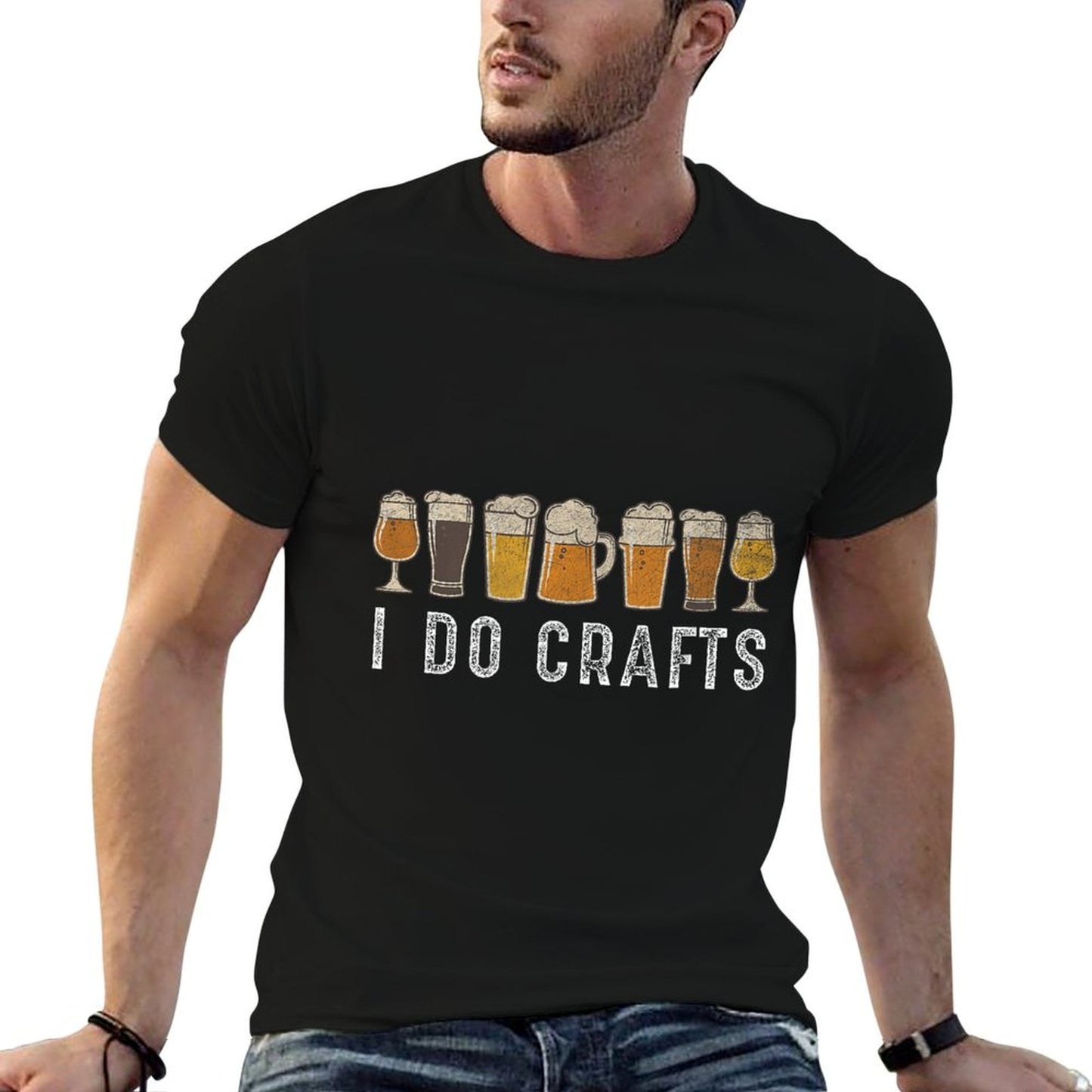 Craft Beer Vintage I Do Crafts Home Brew Art T-Shirt