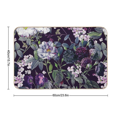 Rose Garden - Night II  High-Traffic Bath Mat