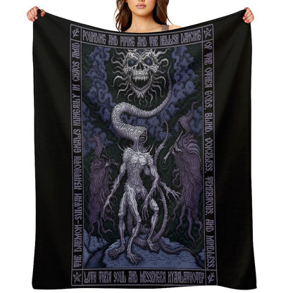 Nyarlathotep Icon - Azhmodai 2020 Throw Blanket