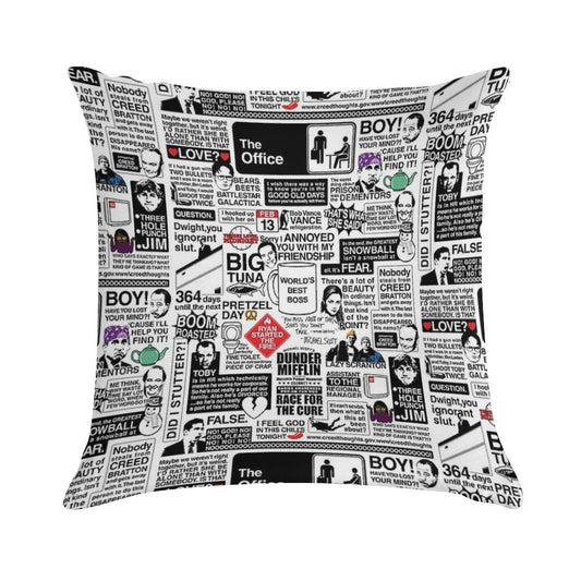 Wise Words From The Office - The Office Quotes (Variant) Soft Style Accent Throw Pillow