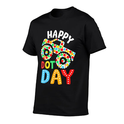 Happy Dot Day Monster Truck Polka Dotted Boys Kids  Summer-ready Fabric T-Shirt