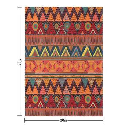 Tribal Ethnic (earth Colors) Throw Blanket