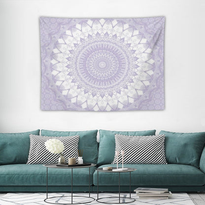 Boho Pastel Purple Mandala Tapestry