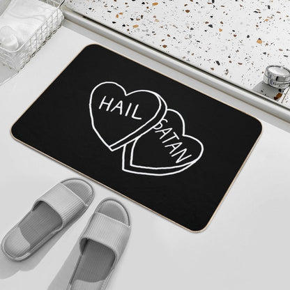 Hail Satan Candy Bath Mat