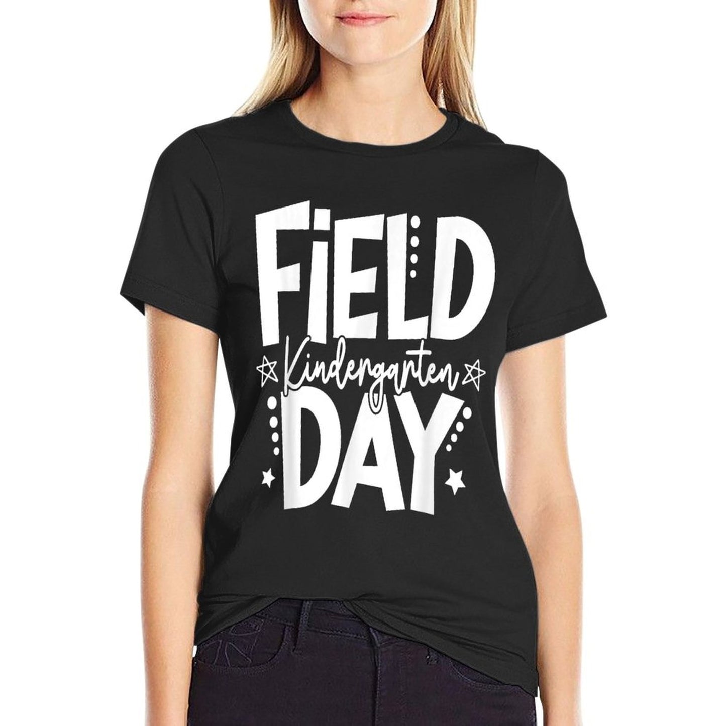 Kindergarten Field Day 2025 Let The Games Begin Kids Teacher T-Shirt