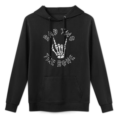 Bad Two The Bone 2 Years Old Birthday 2nd Toddler Halloween Moisture-Wicking Hoodie