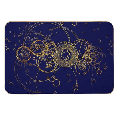 Time Lord Writing -  Transparent Bath Mat