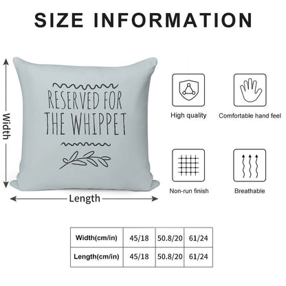 Reserved for The Whippet Soft High-Density Material Throw Pillow