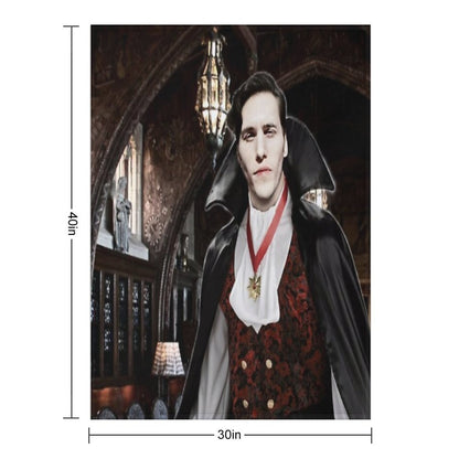 Vampire Jerma Throw Blanket