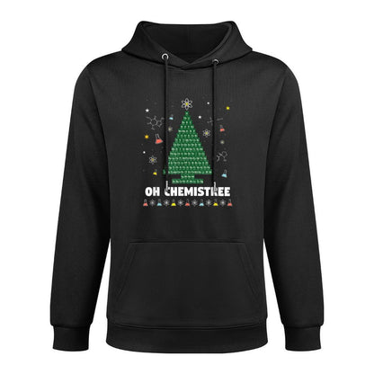 OH CHEMISTREE Periodic Table Chemistry Christmas Tree Durable Construction Hoodie