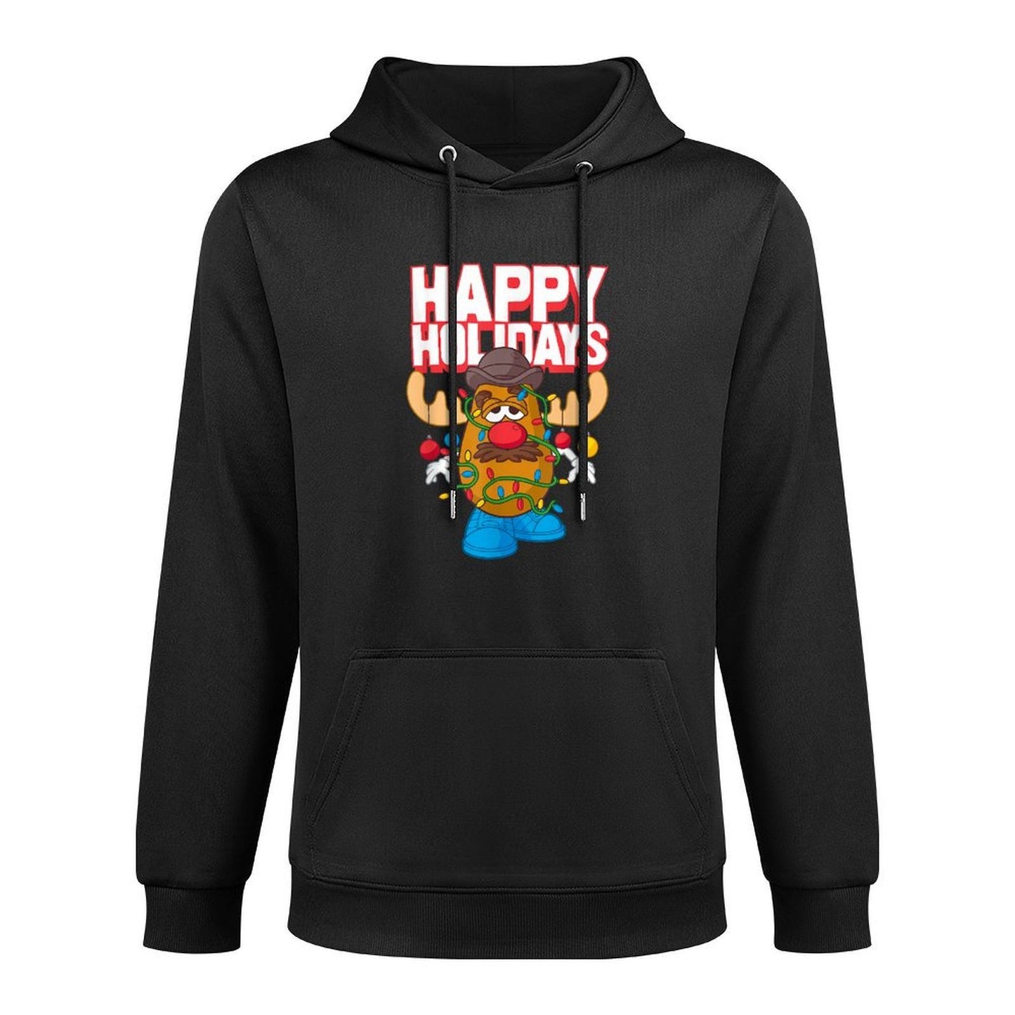 Mr. Potato Head Christmas Happy Holidays Decorated Spud Easy Care Hoodie